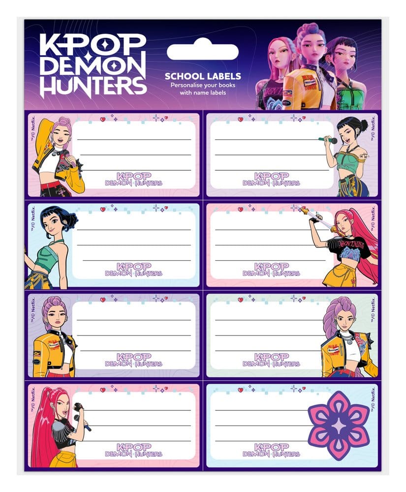 KPop Demon Hunters Schuletiketten Hunter/X