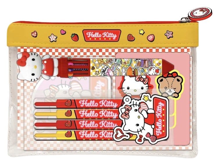 Hello Kitty and Friends Mäppchen-Schreibset American Diner Version Display (6)