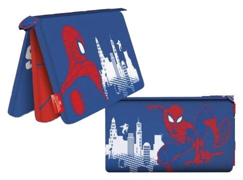 Spider-Man Federmäppchen mit mehreren Fächern Red, White and Blue Display (6)