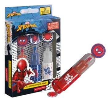 Spider-Man Textmarker Red, White and Blue Display (12)