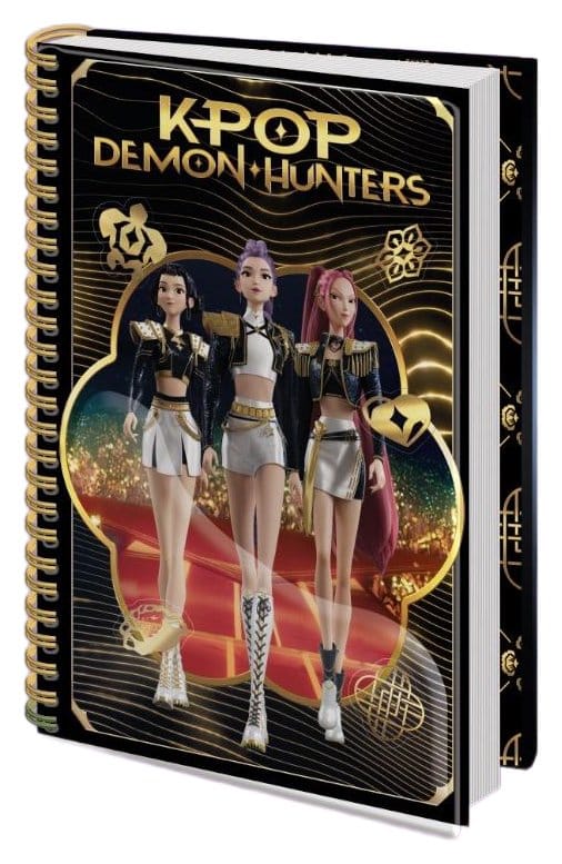 KPop Demon Hunters Notizbuch A5 Golden Display (12)