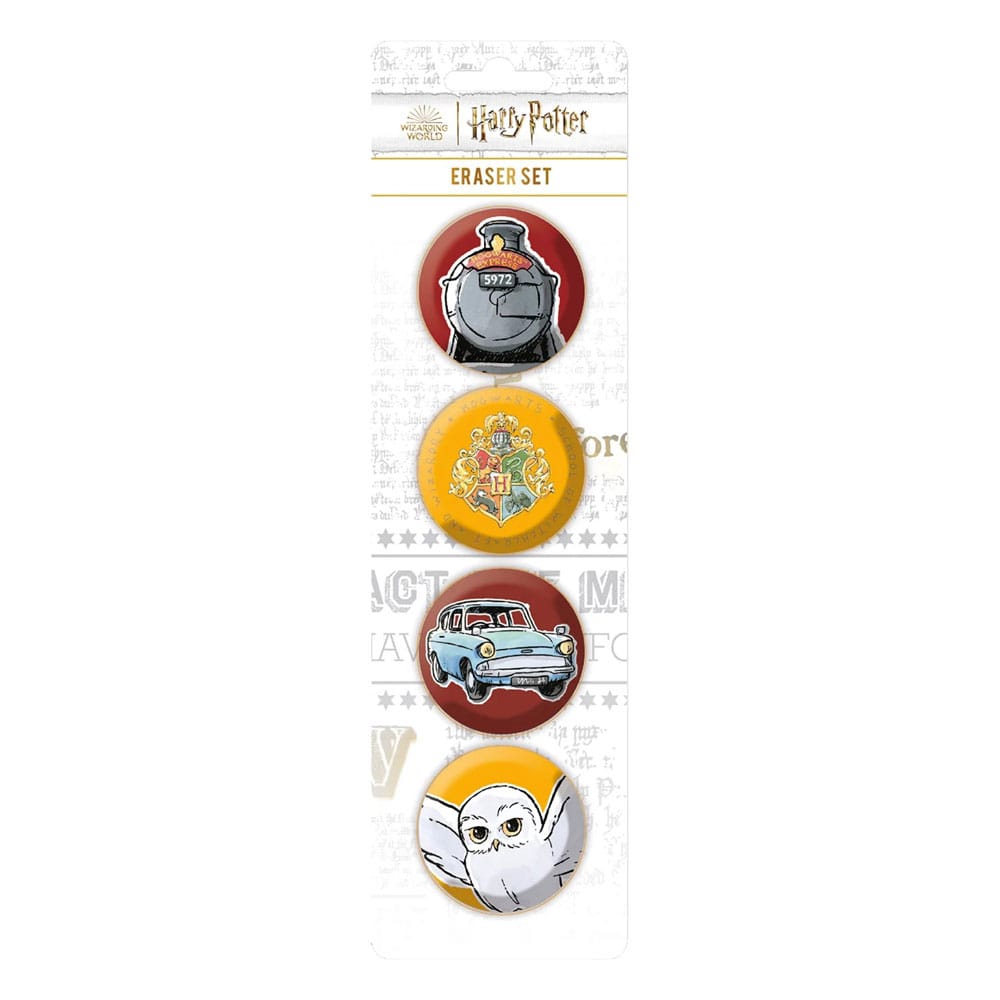 Harry Potter Radierer 4er-Pack