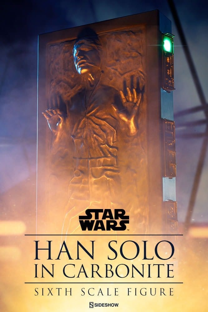 Star Wars 1/6 Actionfigur Han Solo in Carbonite 38 cm