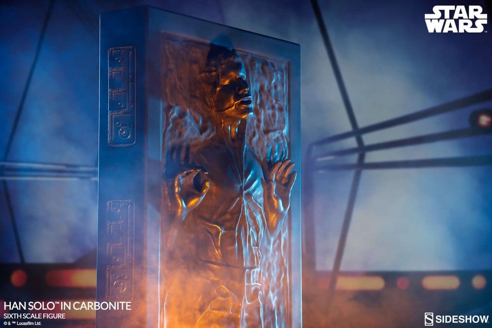 Star Wars 1/6 Actionfigur Han Solo in Carbonite 38 cm