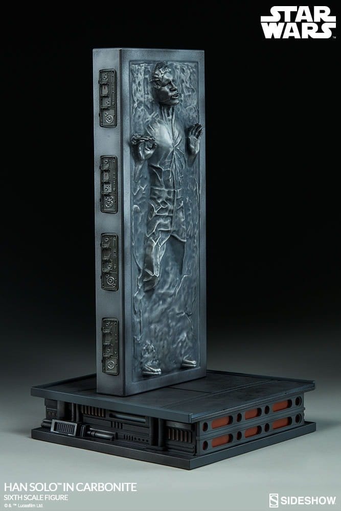 Star Wars 1/6 Actionfigur Han Solo in Carbonite 38 cm