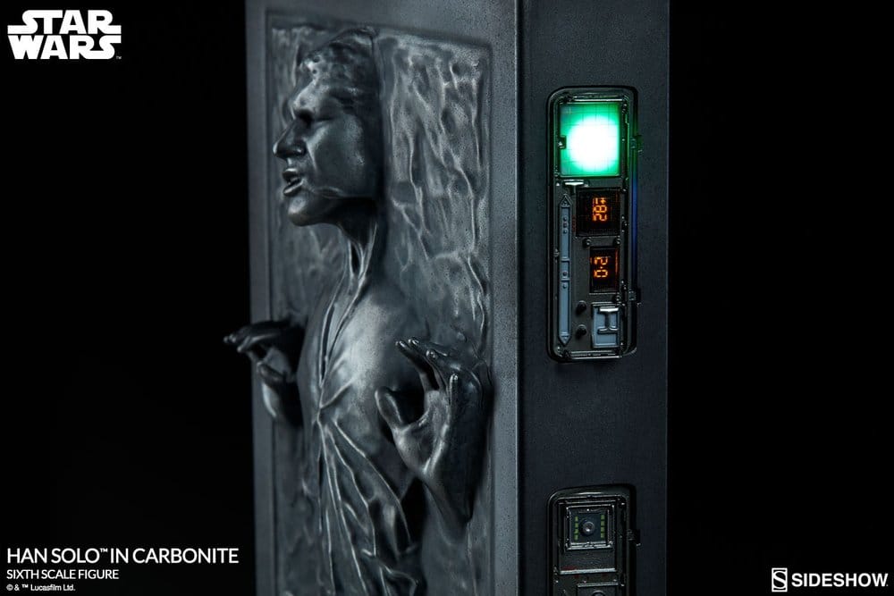 Star Wars 1/6 Actionfigur Han Solo in Carbonite 38 cm