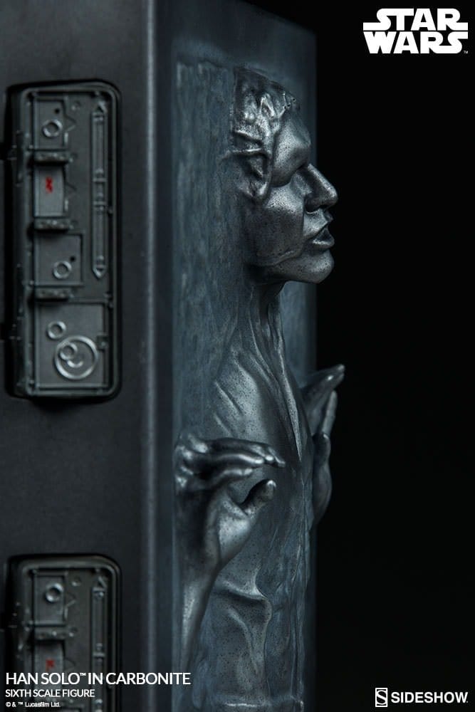 Star Wars 1/6 Actionfigur Han Solo in Carbonite 38 cm