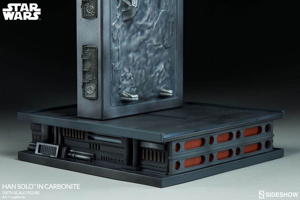 Star Wars 1/6 Actionfigur Han Solo in Carbonite 38 cm