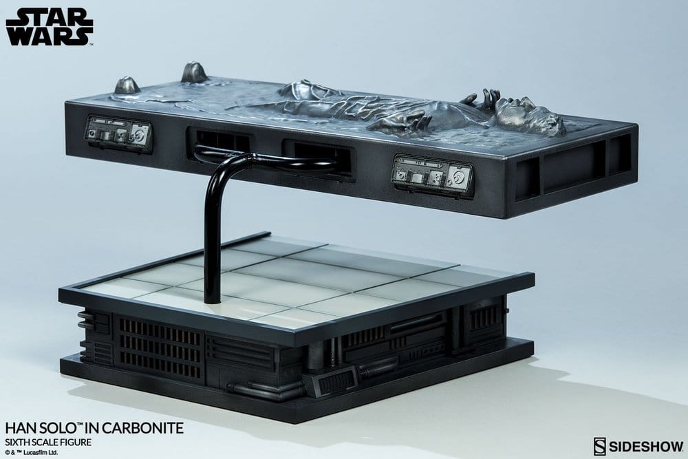 Star Wars 1/6 Actionfigur Han Solo in Carbonite 38 cm