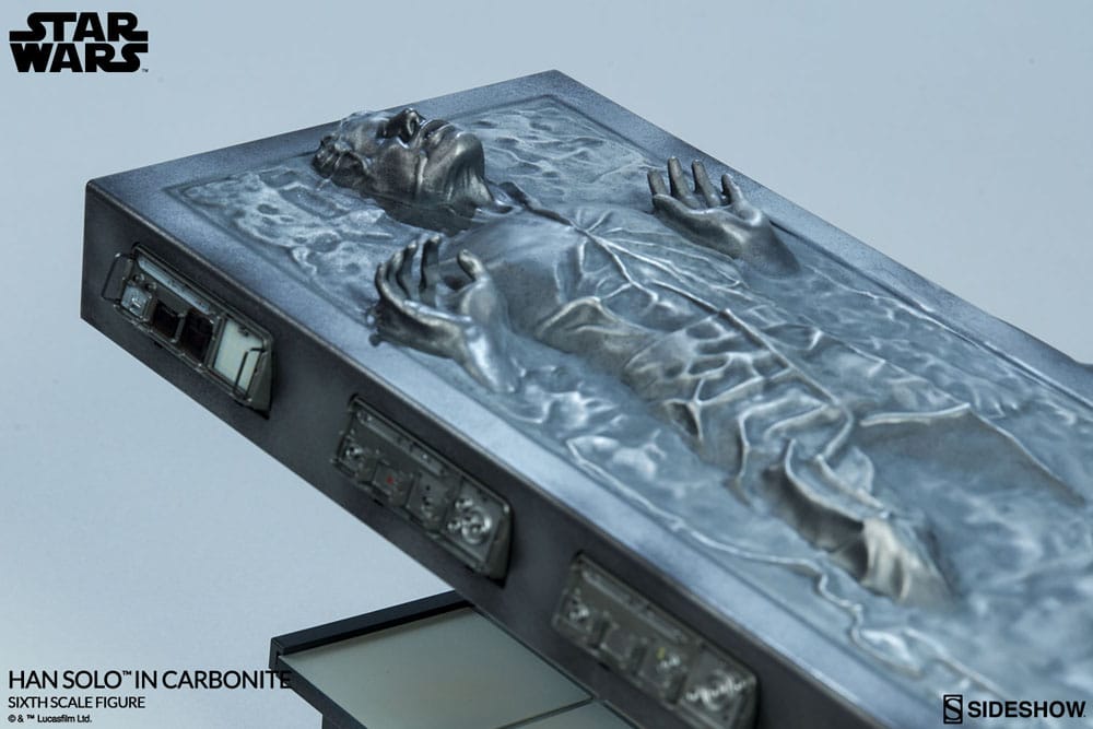 Star Wars 1/6 Actionfigur Han Solo in Carbonite 38 cm