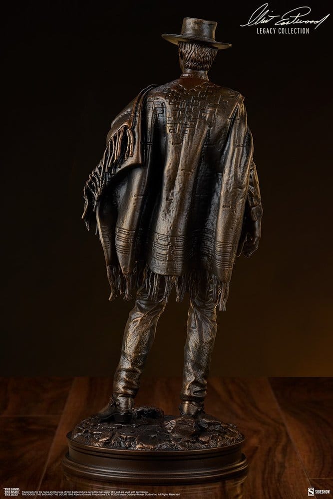 Zwei glorreiche Halunken Statue The Man with No Name (Faux Bronze) 39 cm