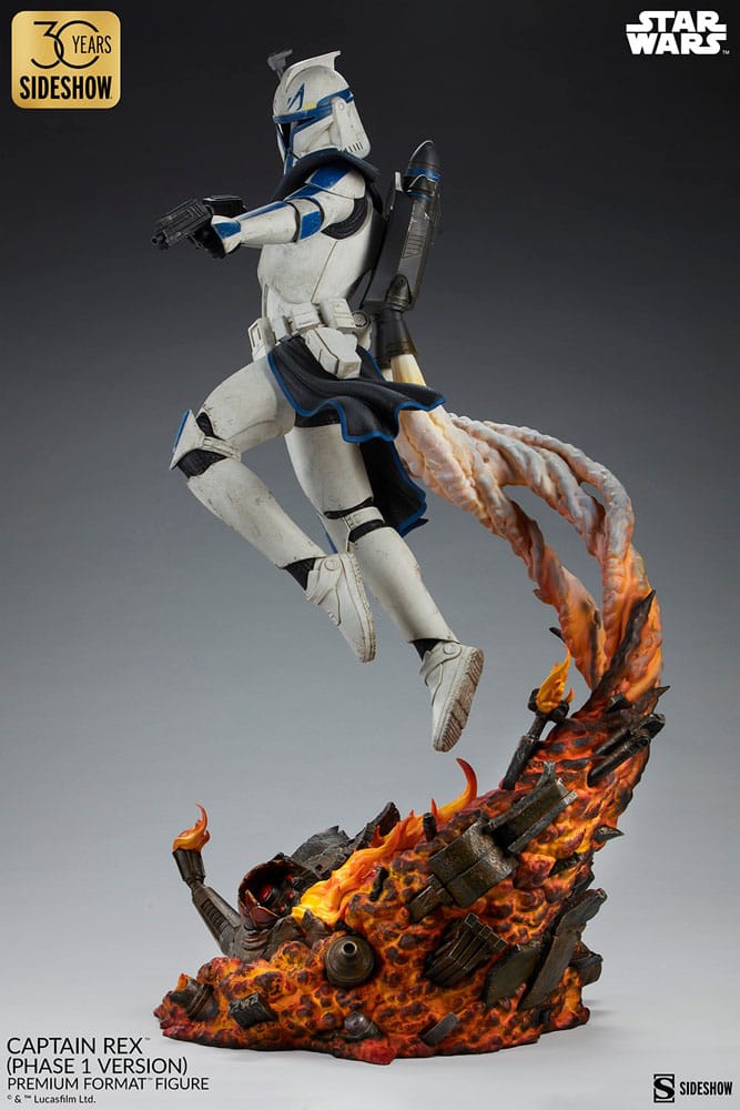 Star Wars Premium Format Figur Captain Rex (Phase 1 Version) Sideshow Exclusive 68 cm