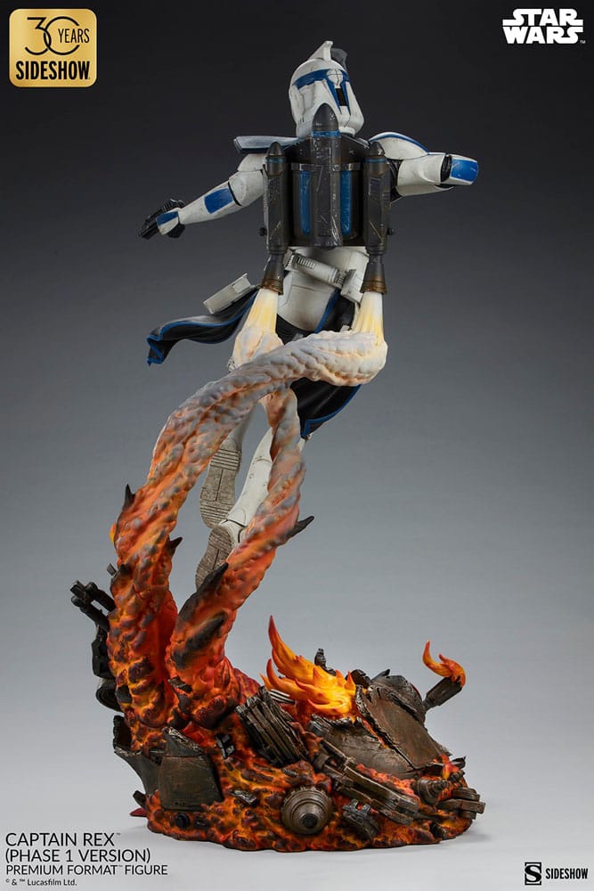 Star Wars Premium Format Figur Captain Rex (Phase 1 Version) Sideshow Exclusive 68 cm