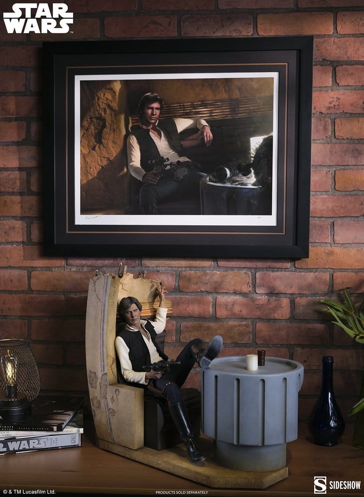 Star Wars Episode IV Mixed Media Premium Format Figur Han Solo: Sorry About the Mess 32 cm