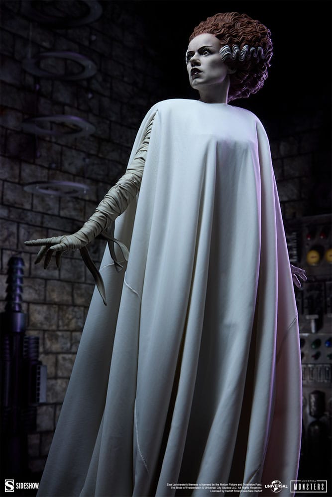 Frankensteins Braut Premium Format Mixed Media Statue The Bride of Frankenstein (Fabric Costume) 55 cm