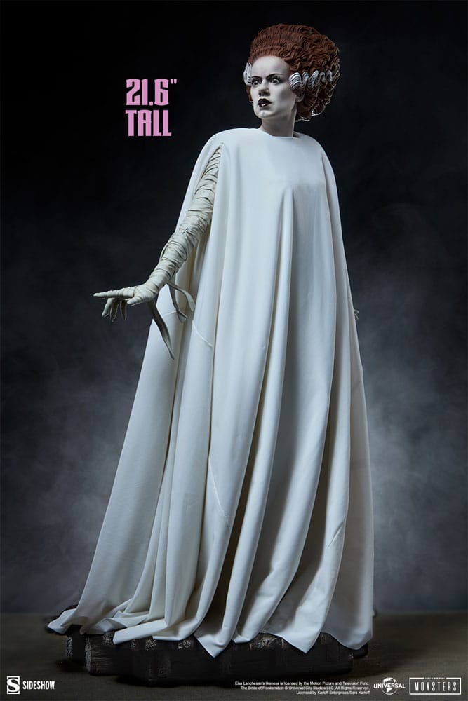 Frankensteins Braut Premium Format Mixed Media Statue The Bride of Frankenstein (Fabric Costume) 55 cm