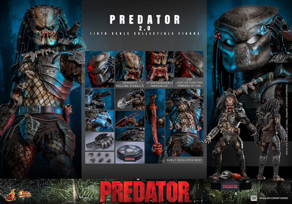 Predator Movie Masterpiece Actionfigur 1/6 Predator (2.0) 34 cm