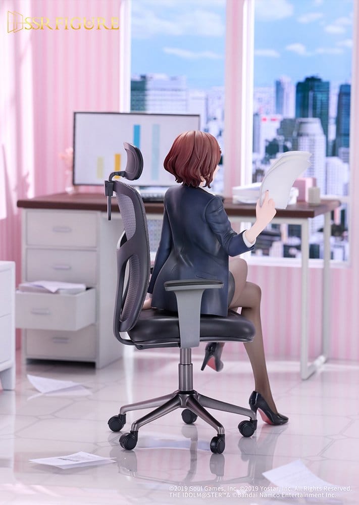 The Idolmaster Shiny Colors x Mahjong Soul PVC Figur 1/7 Madoka Higuchi Effortless Work Ver. 21 cm