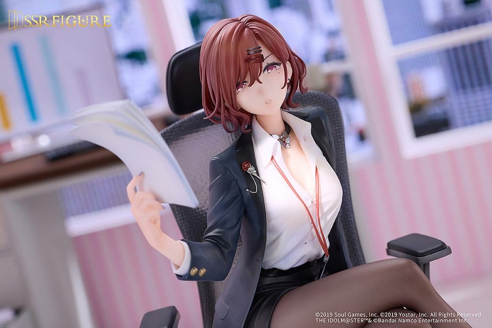 The Idolmaster Shiny Colors x Mahjong Soul PVC Figur 1/7 Madoka Higuchi Effortless Work Ver. 21 cm