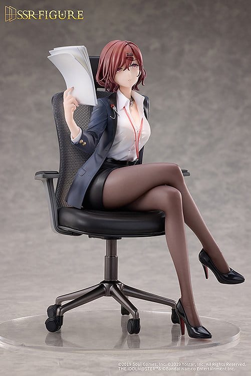 The Idolmaster Shiny Colors x Mahjong Soul PVC Figur 1/7 Madoka Higuchi Effortless Work Ver. 21 cm
