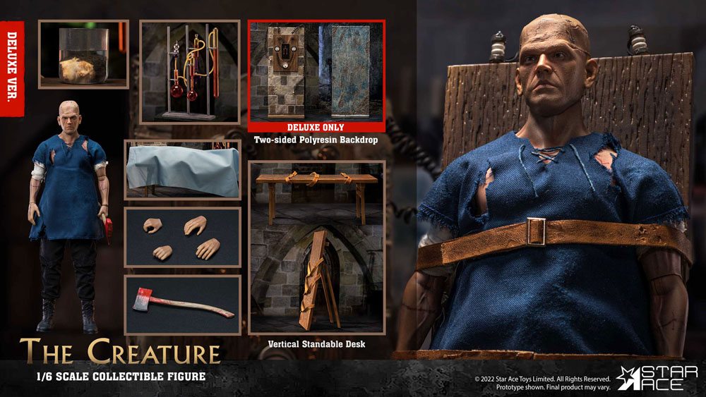 Frankensteins Schrecken My Favourite Movie Actionfigur 1/6 The Creature Deluxe Version 30 cm
