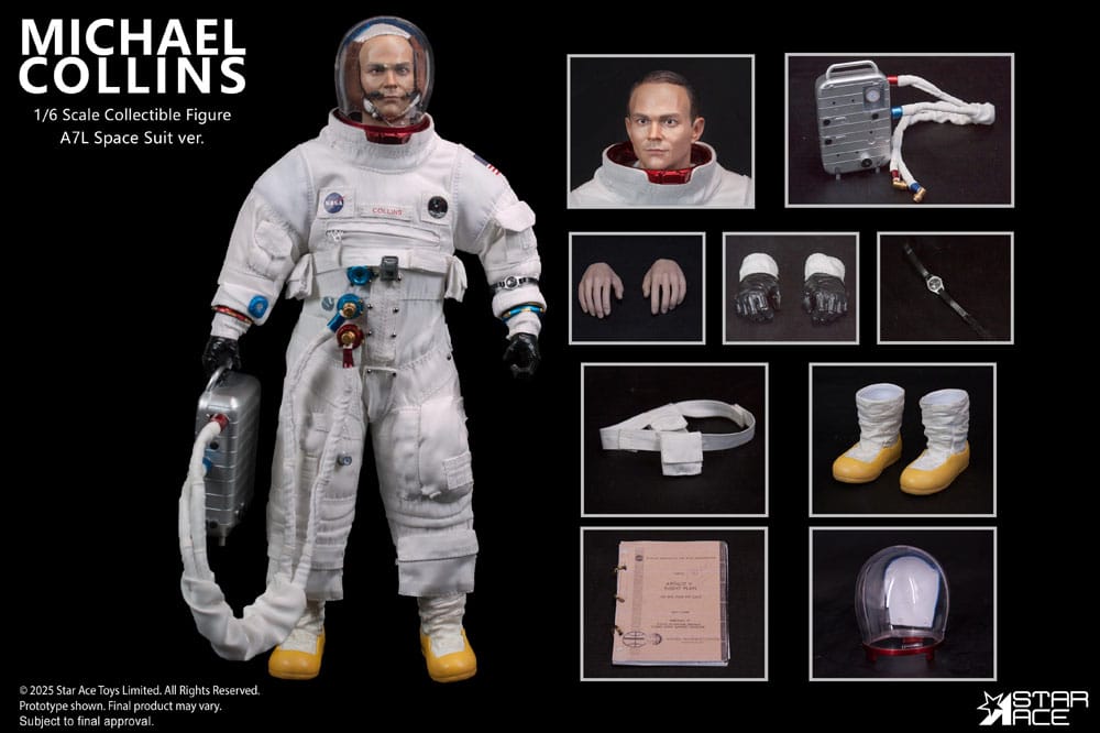 NASA Apollo 11 Actionfigur 1/6 Michael Collins 30 cm