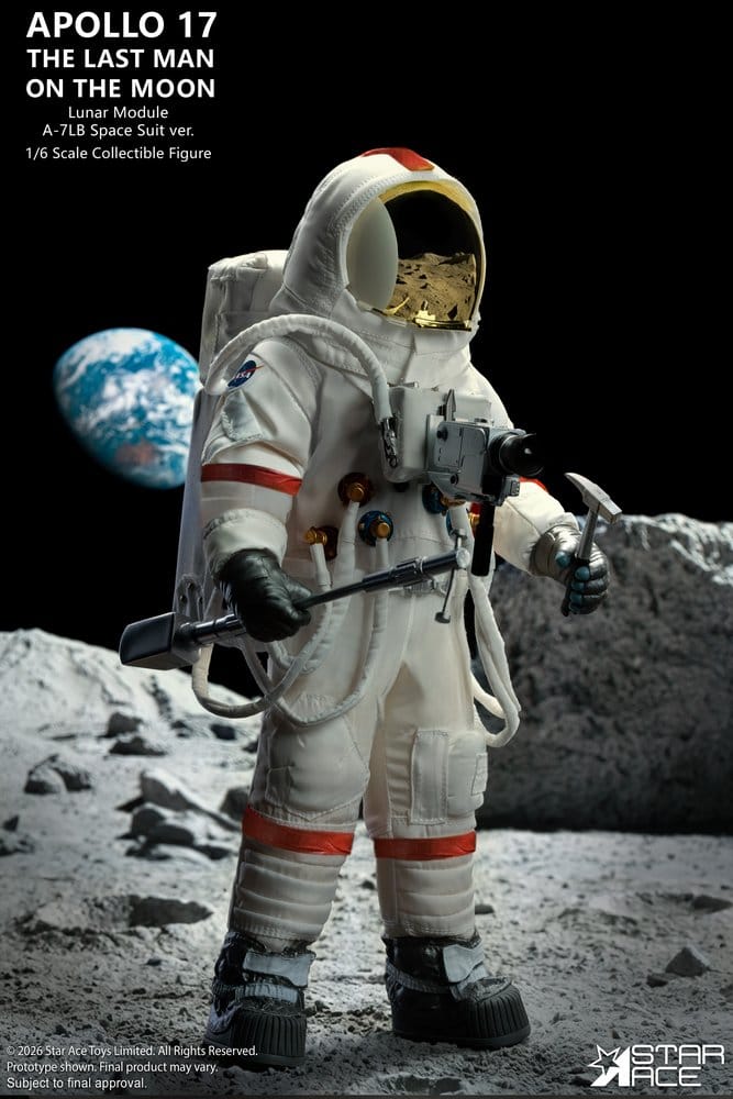 NASA Apollo 17 Actionfigur 1/6 The Last Man on the Moon 30 cm