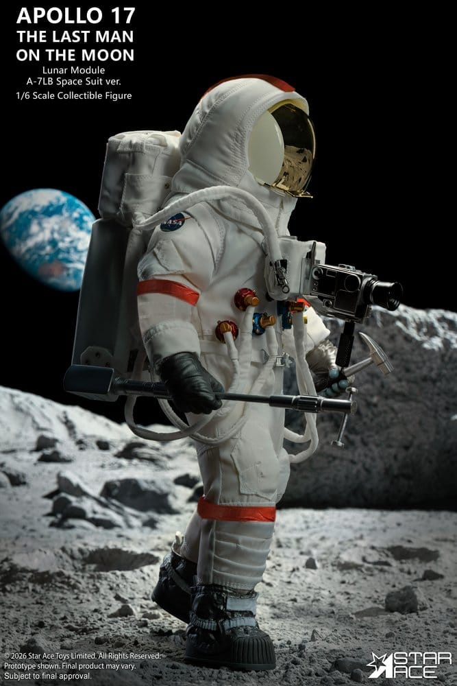 NASA Apollo 17 Actionfigur 1/6 The Last Man on the Moon 30 cm