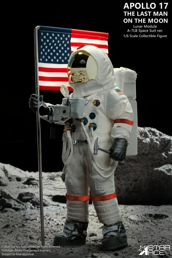 NASA Apollo 17 Actionfigur 1/6 The Last Man on the Moon 30 cm