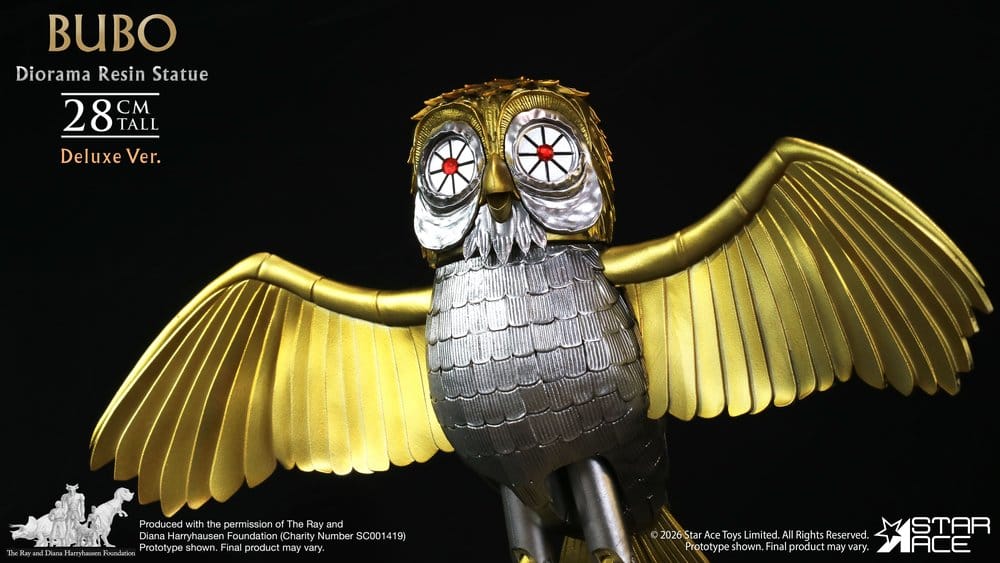 Ray Harryhausens Diorama Resin Statue Bubo Deluxe Ver. 28 cm