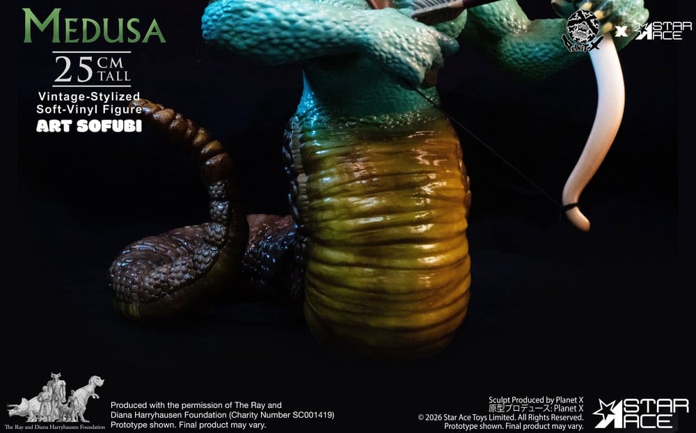 Ray Harryhausen Soft Vinyl Statue Medusa (Vintage-Style) 25 cm