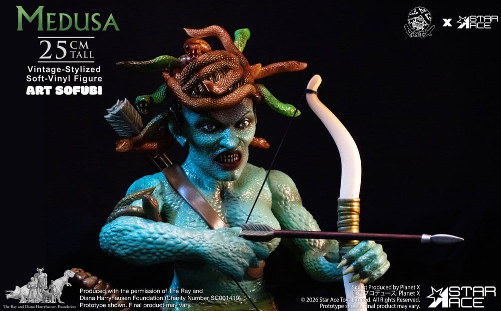 Ray Harryhausen Soft Vinyl Statue Medusa (Vintage-Style) 25 cm