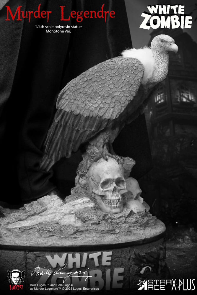 White Zombie Statue 1/4 Murder Legendre Monotone Ver. 52 cm