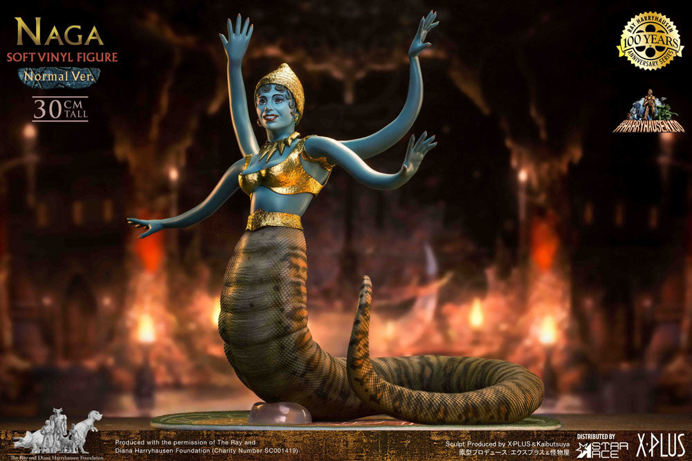 Sindbads siebente Reise Soft Vinyl Statue Ray Harryhausens Naga (Snake Woman) Deluxe Version 31 cm