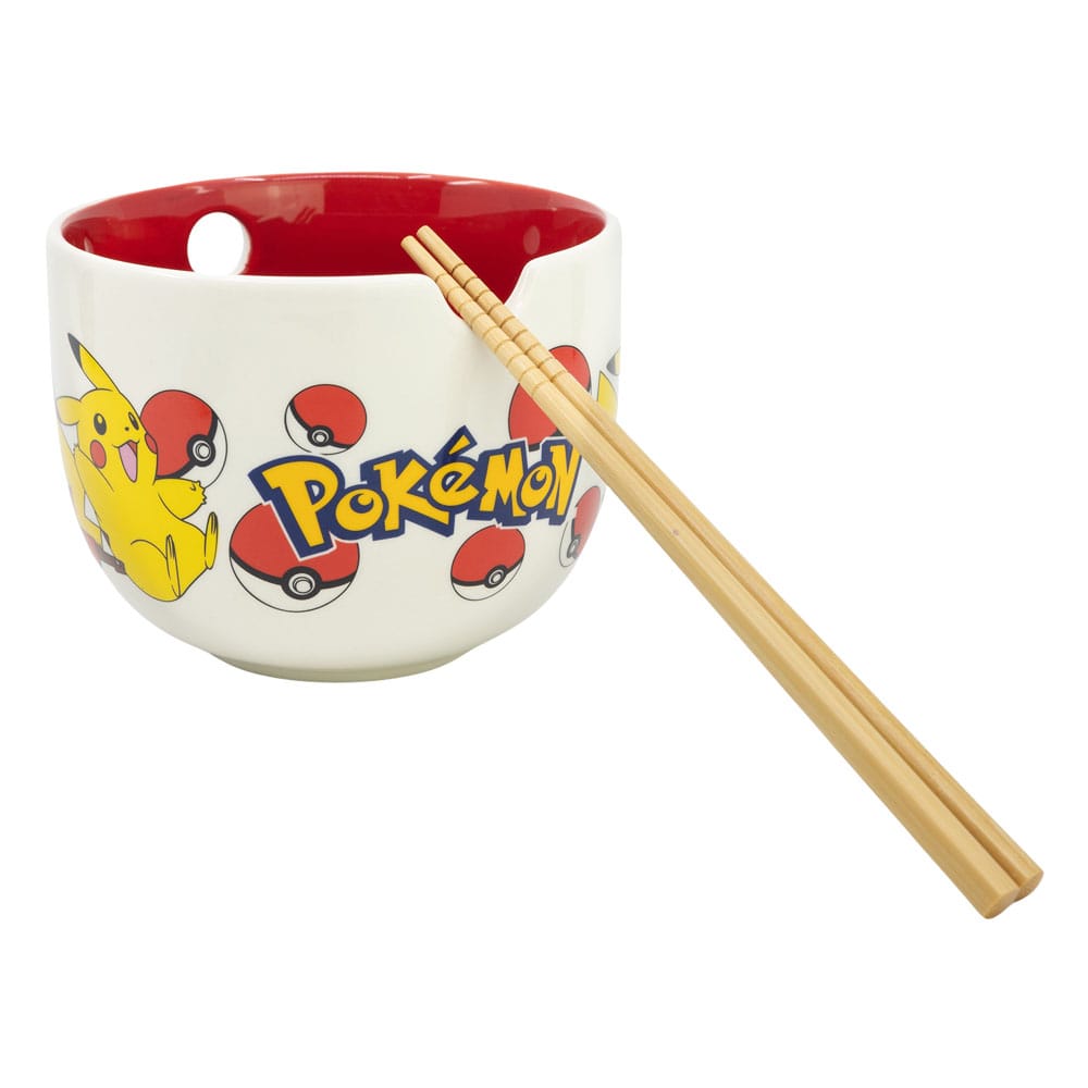 Pokémon Ramen-Schüssel mit Stäbchen Face