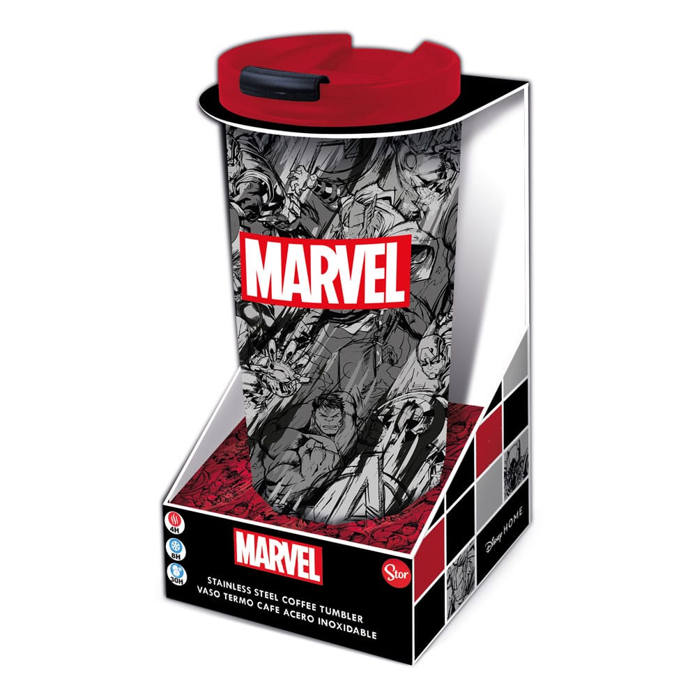 Marvel Edelstahl-Reisebecher Marvel Pattern