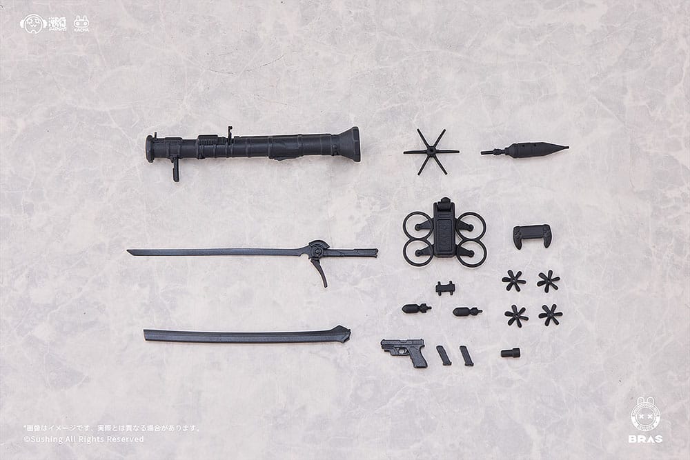 Bunny Rapid Action Squad Actionfigur 1/12 Attacker Runa 16 cm