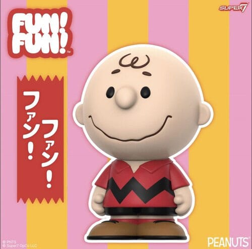 Peanuts FUN! FUN! Soft Vinyl Figur Charlie Brown (Red Shirt) 13 cm
