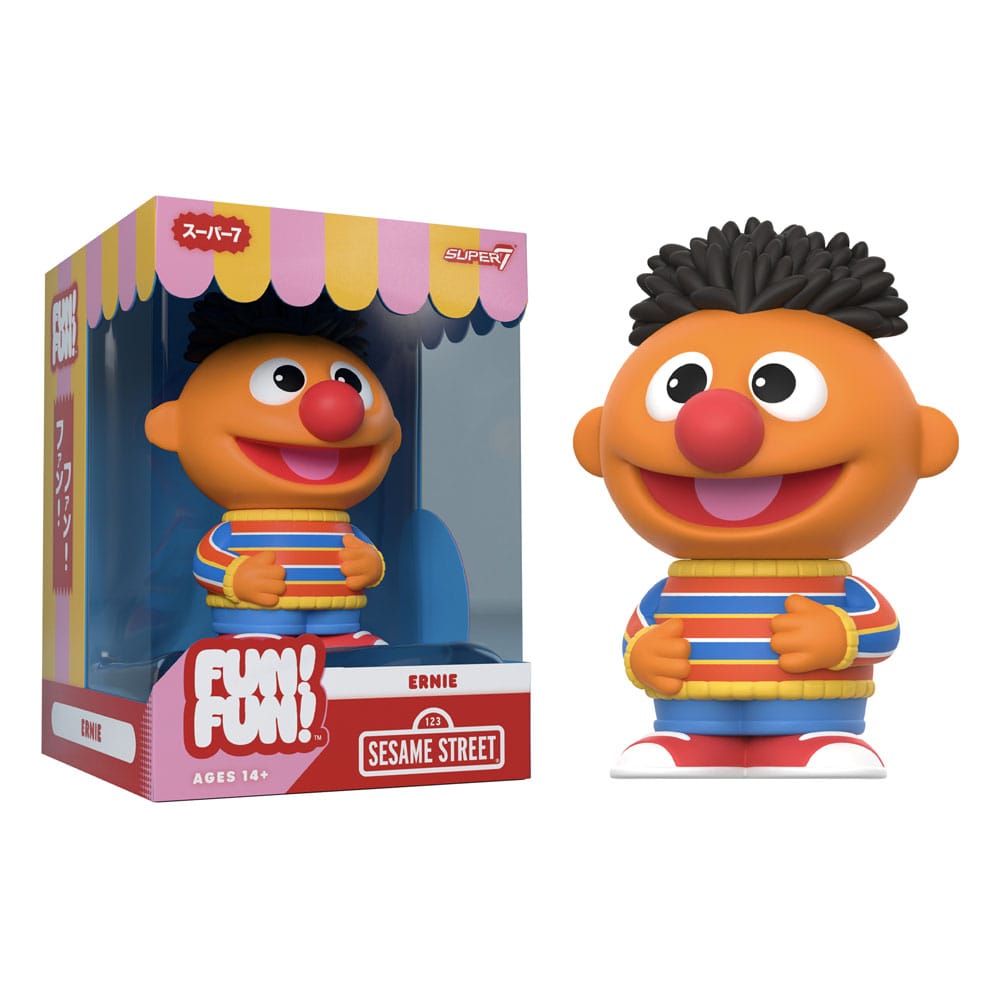 Sesamstraße FUN! FUN! Soft Vinyl Figur Wave 02 Ernie 13 cm