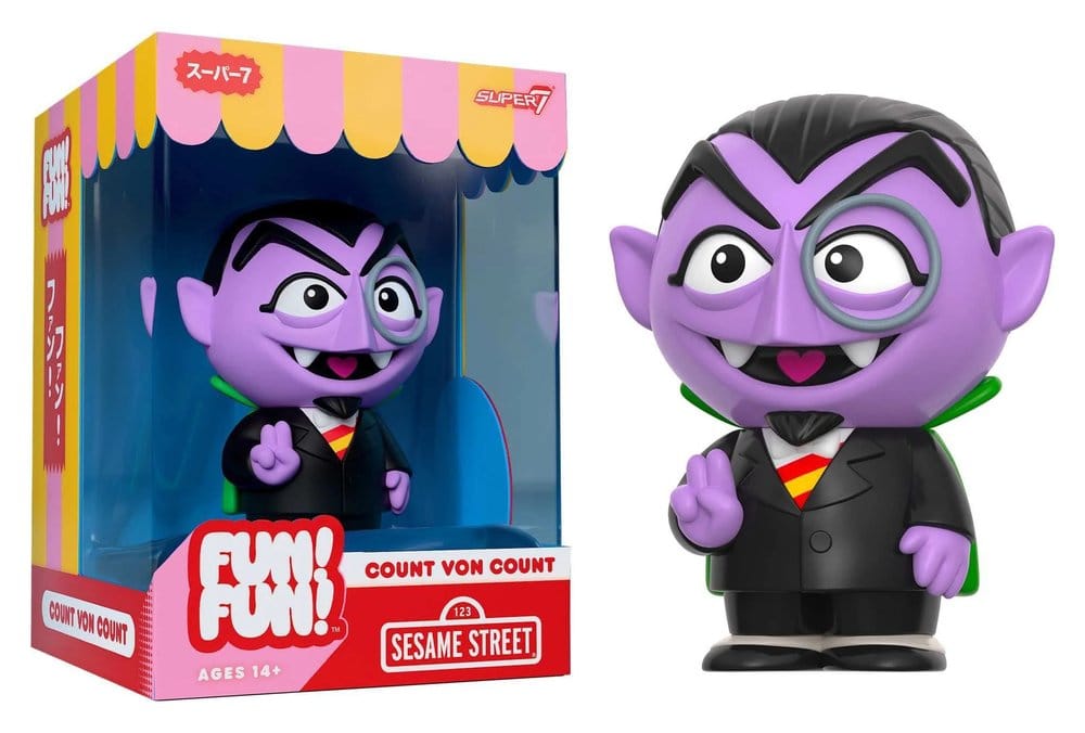 Sesamstraße Fun! Fun! Soft Vinyl Figur Wave 01 - Count von Count 18 cm