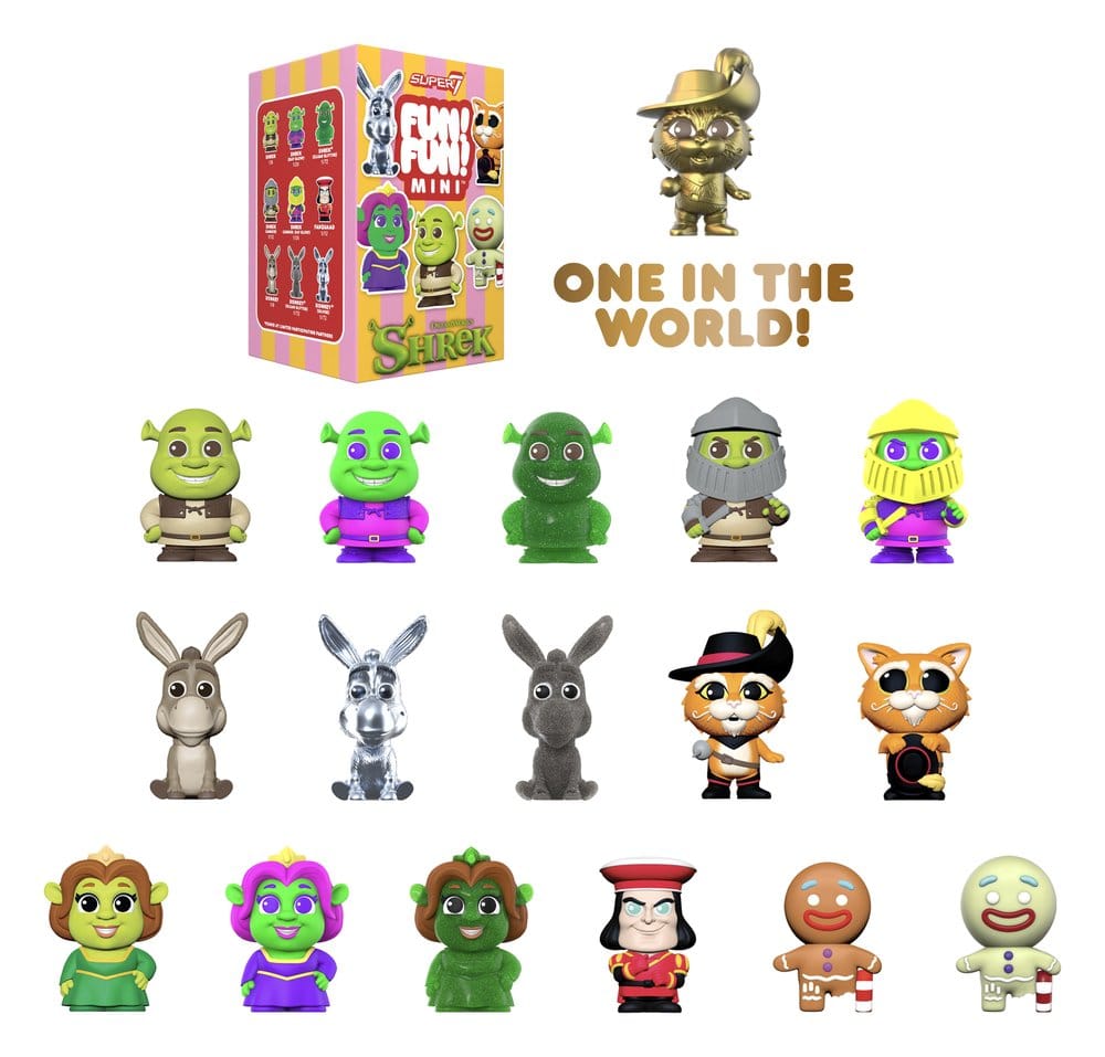 Shrek Fun! Fun! Minifiguren Wave 01 Blind Box Display (9)