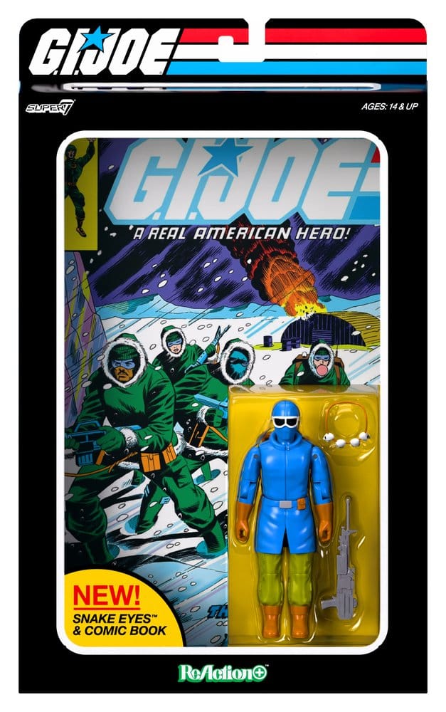 G.I. Joe ReAction+ Actionfigur Snake Eyes (Skybound Comic Box Series, Issue #2)
