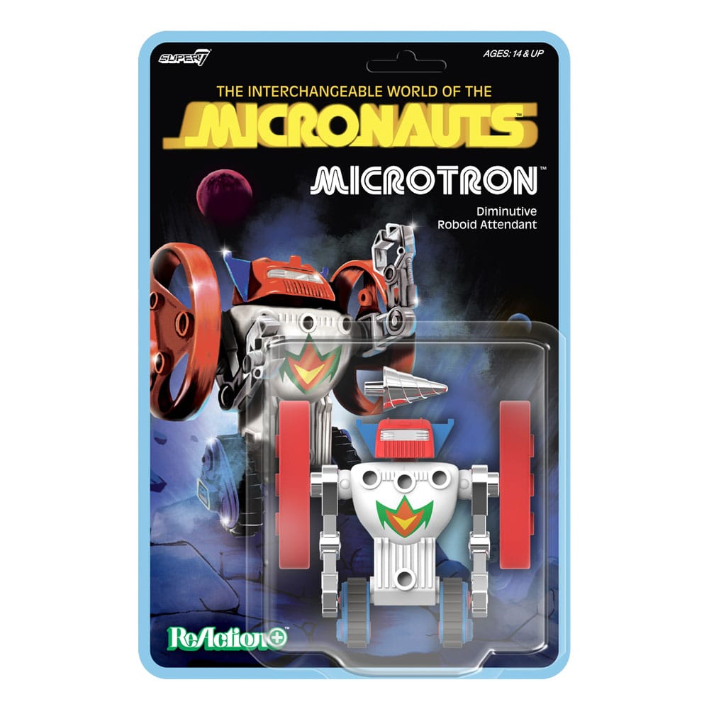 Micronauts ReAction+ Actionfigur Wave 02 Microtron 9 cm