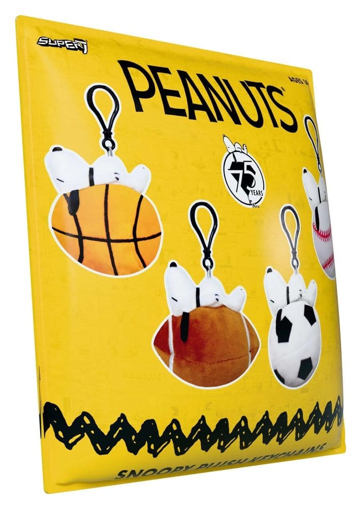 Peanuts Super Duper Plüsch Schlüsselanhänger Blind Bags Wave 1A Display (12)