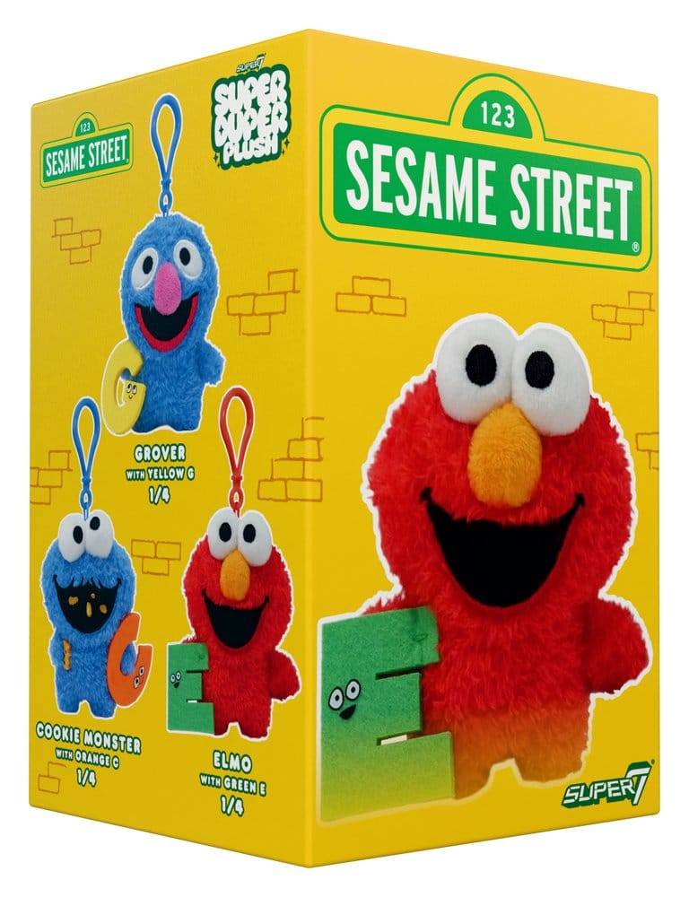 Sesame Street Super Duper Plüschfiguren Wave 01 Blind Box Display (12)