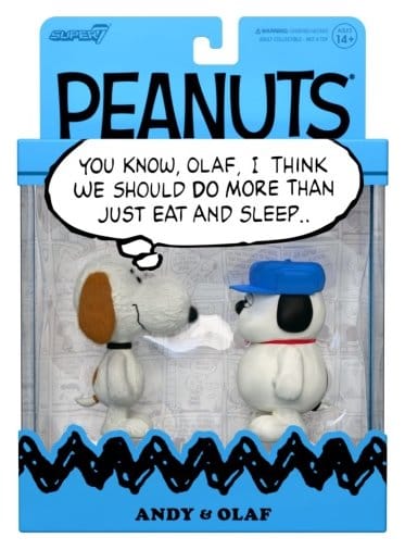 Peanuts ReAction Actionfiguren 2er-Pack Olaf & Andy 10 cm