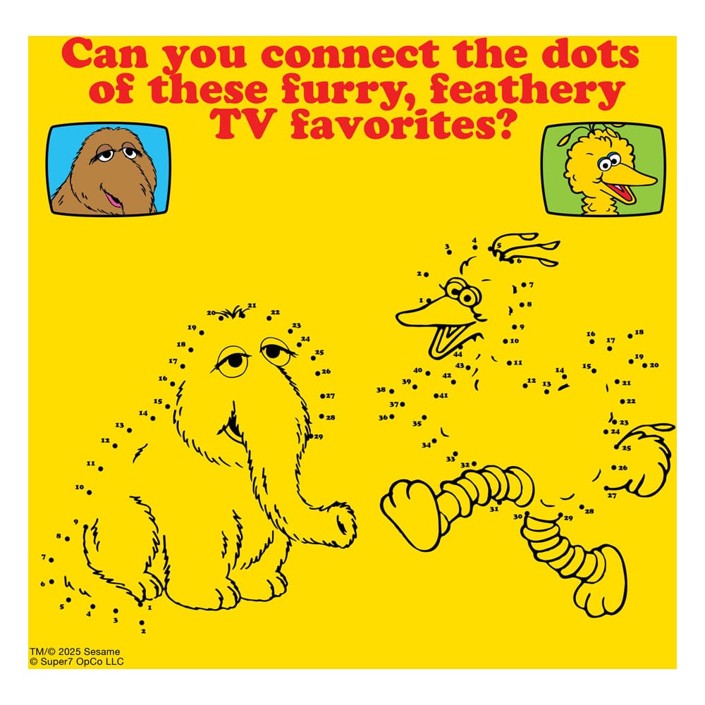 Sesamstraße ReAction Actionfiguren 2er-Pack Big Bird and Mr. Snuffleupagus 10 cm