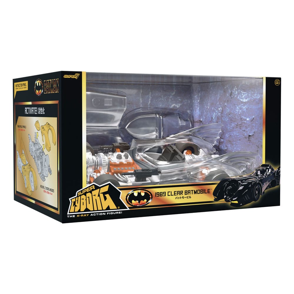 Batman 1989 Super Cyborg Fahrzeug Batmobile 1989 (Clear) 35 cm
