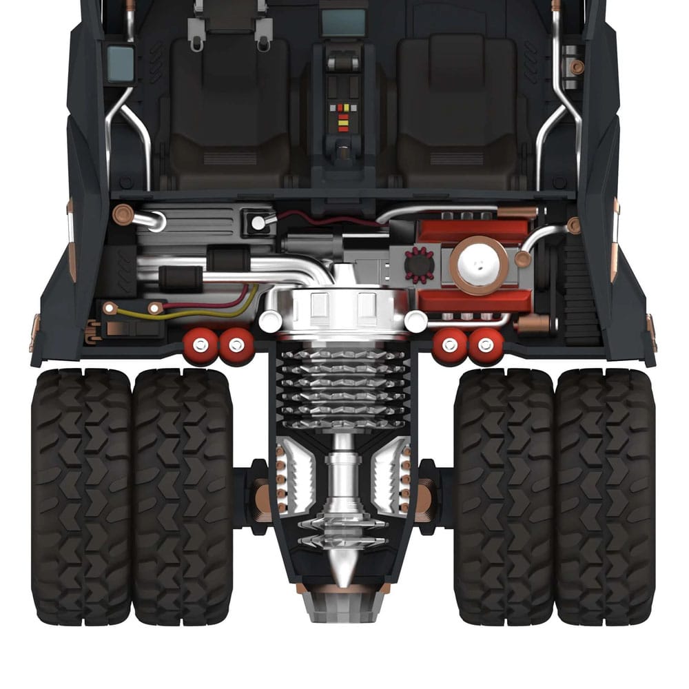 Batman 1989 Super Cyborg Fahrzeug Batmobile Tumbler (Full Color) 33 cm