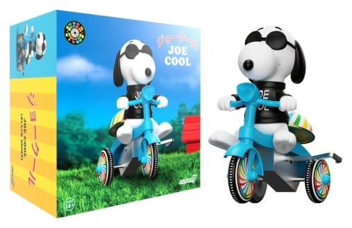 Peanuts Super Cycles Fahrzeug Joe Cool (Black w/ Blue Trike)